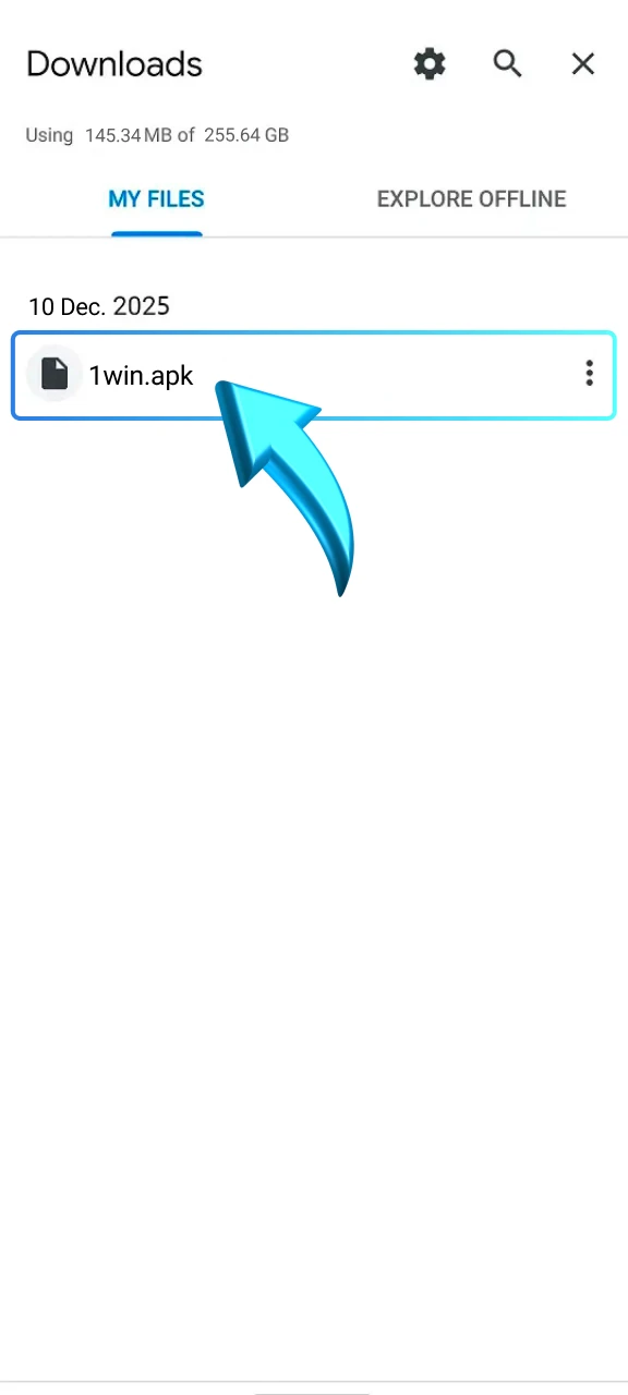 1win astronaut app android how to find apk file