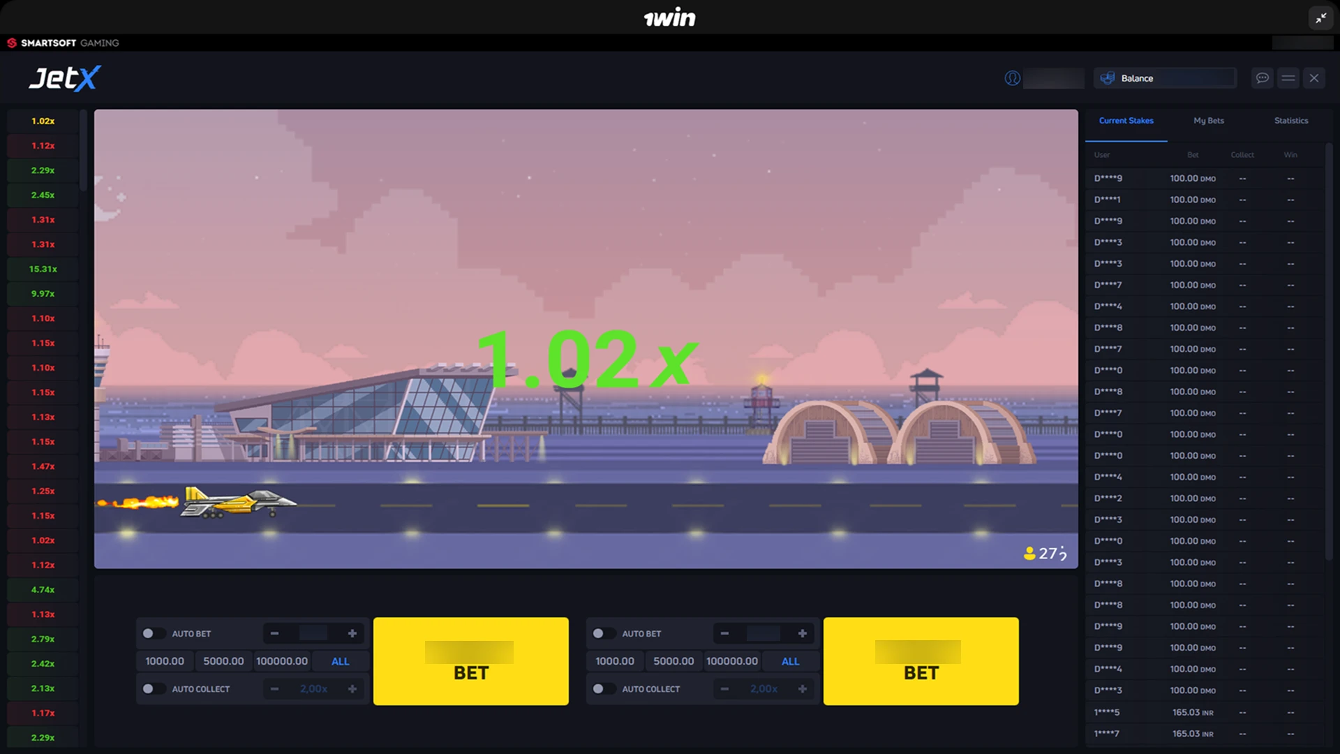 1win jetx comparison start game