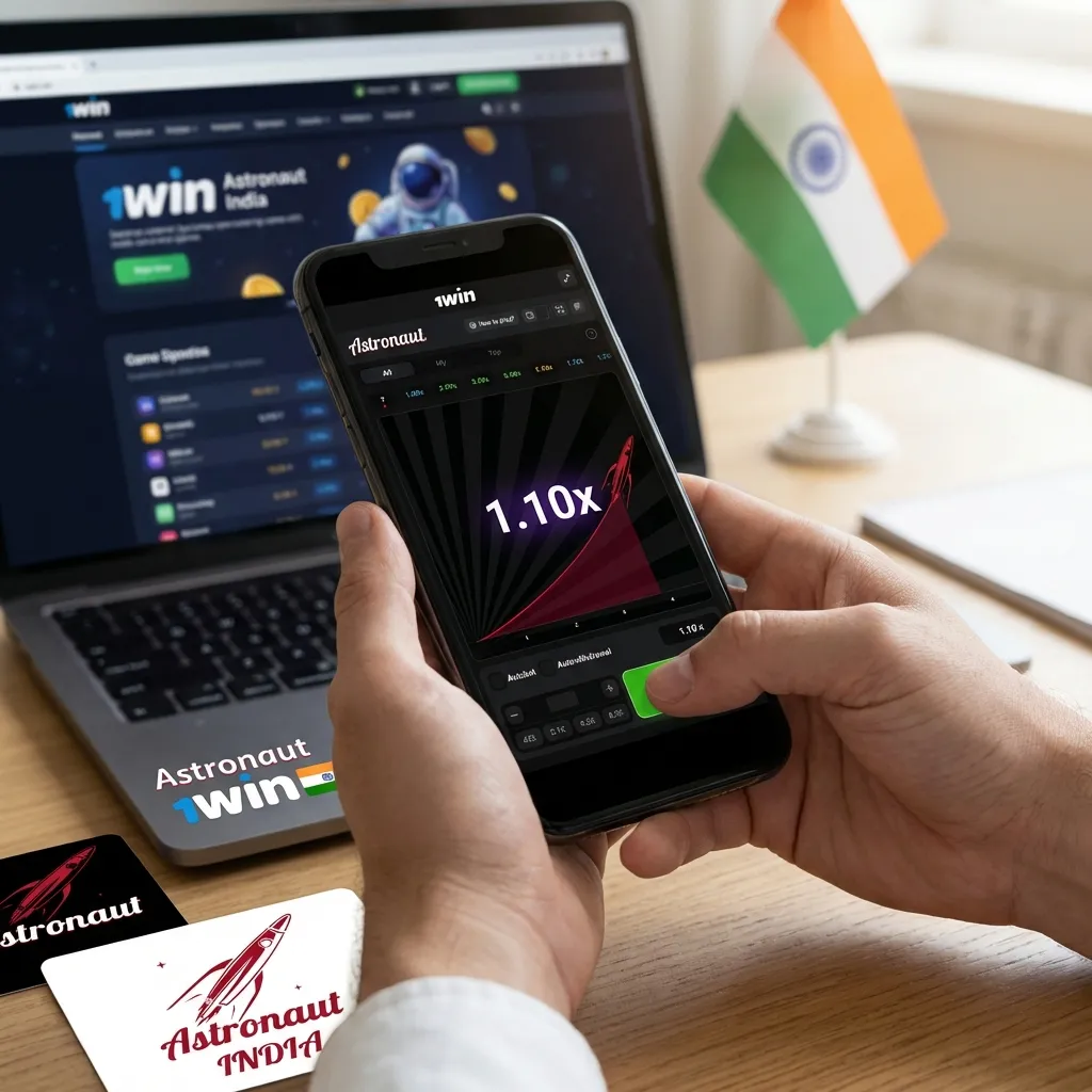 How to Start Playing Astronaut on 1win image